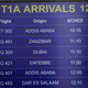 A flight information board displaying the details of Ethiopian Airlines Flight ET 302 is seen at the Jomo Kenyatta International Airport (JKIA) in Nairobi, Kenya March 10, 2019.